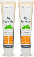 Oxyfresh Pro Formula Fresh Mint Toothpaste – Gentle Low Abrasion - Cosmetic Fluoride Free Formula - Great for Sensitive Teeth and Gums with Natural Essential Oils. 5.5 oz. (Pack of 2)