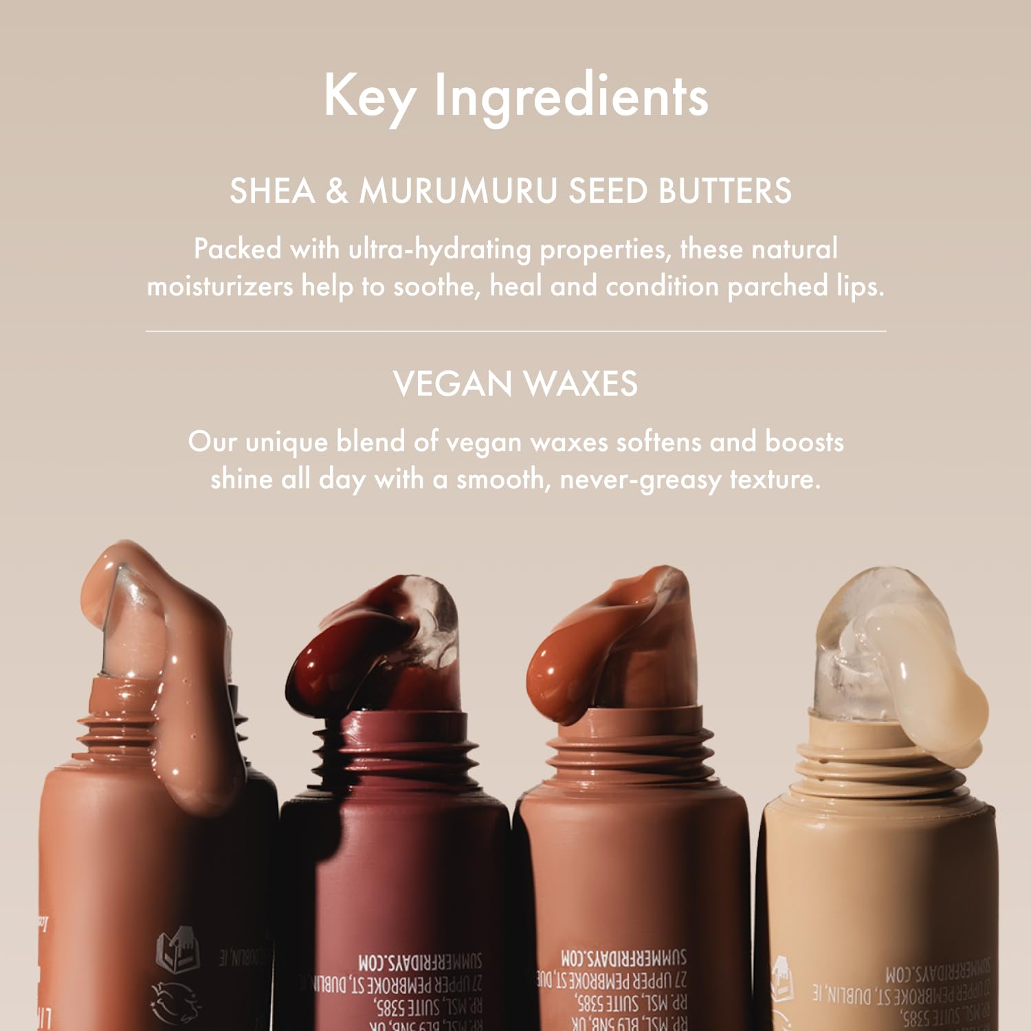 Summer Fridays Tinted Lip Butter Balm - Conditioning Vegan Lip Balm for Instant Moisture, Shine & Hydration - Sheer-Tinted, Soothing Skincare - Brown Sugar (.5 Oz)