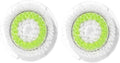 Brush Head Replacements Compatible with Clarisonic Mia 1, Mia 2, Mia Fit, Alpha Fit, Smart Profile Uplift and Alpha Fit Face Cleaning Brush Heads (Green-2Pack)