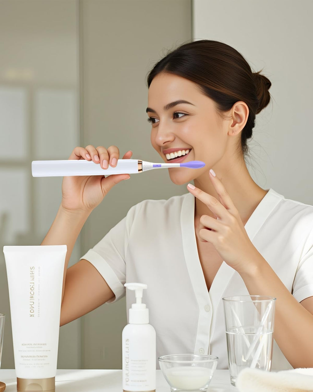 Replacement Toothbrush Heads Compatible with Philips Sonicare Click-on Handles, Multi-Coloured Silicone Wrapped Brush Heads Refills, with Covers, 12 Pack