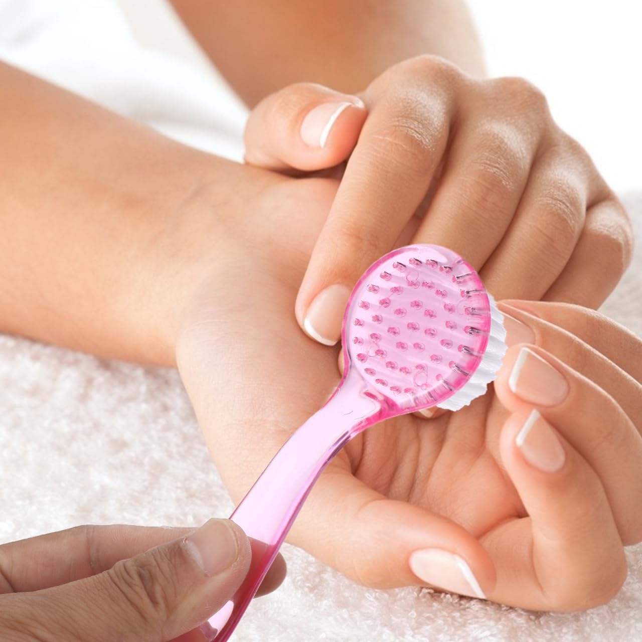 NOLITOY 10pcs Facial Cleansing Brush, Soft Bristle Exfoliator Wash Scrubbers for Skin Care Makeup Removal