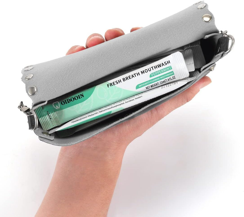 Travel Size Mouthwash Individual Mini Mouth wash for Fresh Breath,for After Meals, Hotels Portable Travel Mouthwash,Bulk Packets 0.4 Fl Oz (Pack of 20)