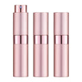 LISAPACK 8ML Atomizer Perfume Spray Bottle for Travel (3 PCS) Empty Cologne Dispenser, Portable Sprayer (Pink)