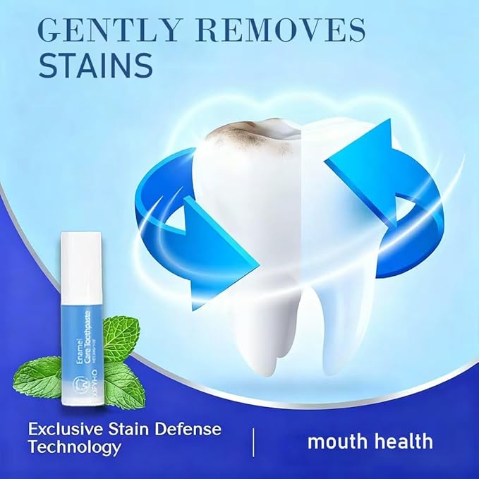 Fresh Mint Toothpaste Set, Hundreds of mini Breath-freshening Strips for Hours of Freshness, 4-Pack