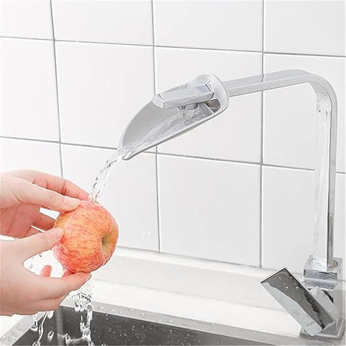 2Pcs Faucet Extender for Toddlers - Sink Extender for Kids Hand Washing, Bathroom Sink Spout Wash Helper for Children Baby Bathroom Safety Sink Extender for Kids, Faucet Extender for Kids