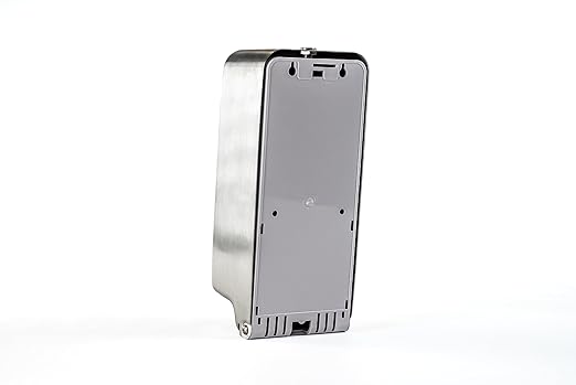 Bradley 6A01-11 Diplomat Foam Soap/Sanitizer Dispenser, Surface Mounted, Vertical Tank, Low Battery Indicator Lights, Architectural Satin Finish, Stainless Steel