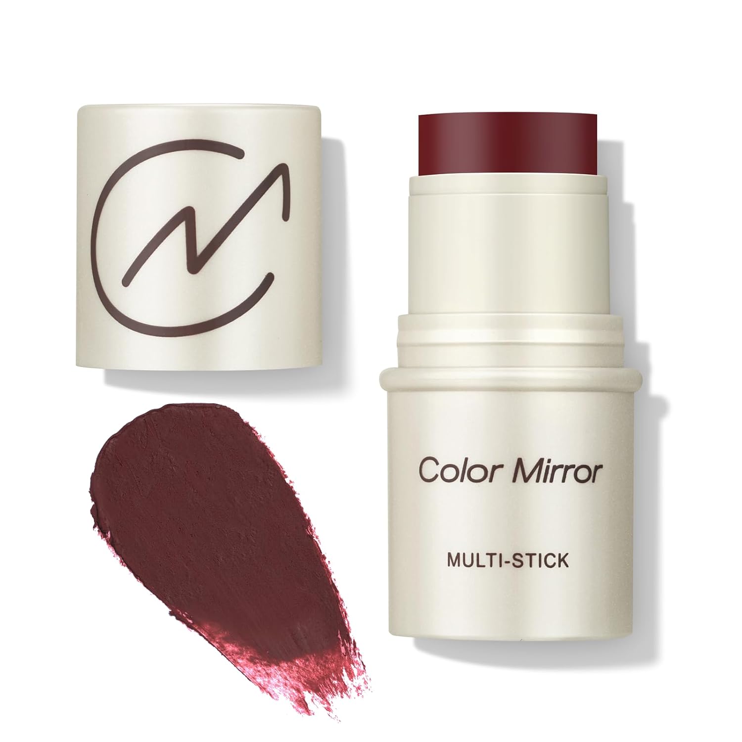 Multi-Use Makeup Stick - Blush, Lipstick, Eyeshadow & Highlighter For All Skin, Buildable Color, Long-Lasting, Lightweight, Natural Soft Finish(43 American Beauty Matte), 0.158 oz