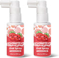 Kids Oral Spray - Probiotic Fruit Flavored Toothpaste Helper for Toddlers, Daily Fresh Breath, Gentle Oral Care Spray for Children (2Pack, Strawberry)