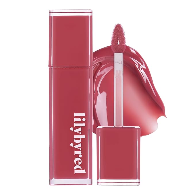 lilybyred Bloody Liar Coating Tint | Korean Glossy Lip Stain, Vivid & Juicy Color, Syrupy Shine, Moisturizing, Long-Lasting & Smudge-Proof, Non-Sticky, Lightweight, 0.14 oz. (20 Something Cherry)
