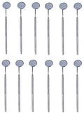 25pcs Dental Mouth Mirrors with Handle Stainless Steel Dental Instruments Bulk Explorers Oral Hygiene by SurgicalOnline
