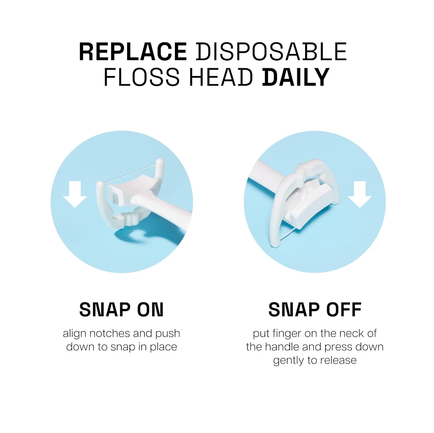 REACH Ultraclean Access Flosser Refill Heads, Mint, Plaque Remover for Teeth, Shred Resistant, for Hard to Reach Areas, Oral Care, PFAS Free, for Adults & Kids, 1 Pack, 28 Count