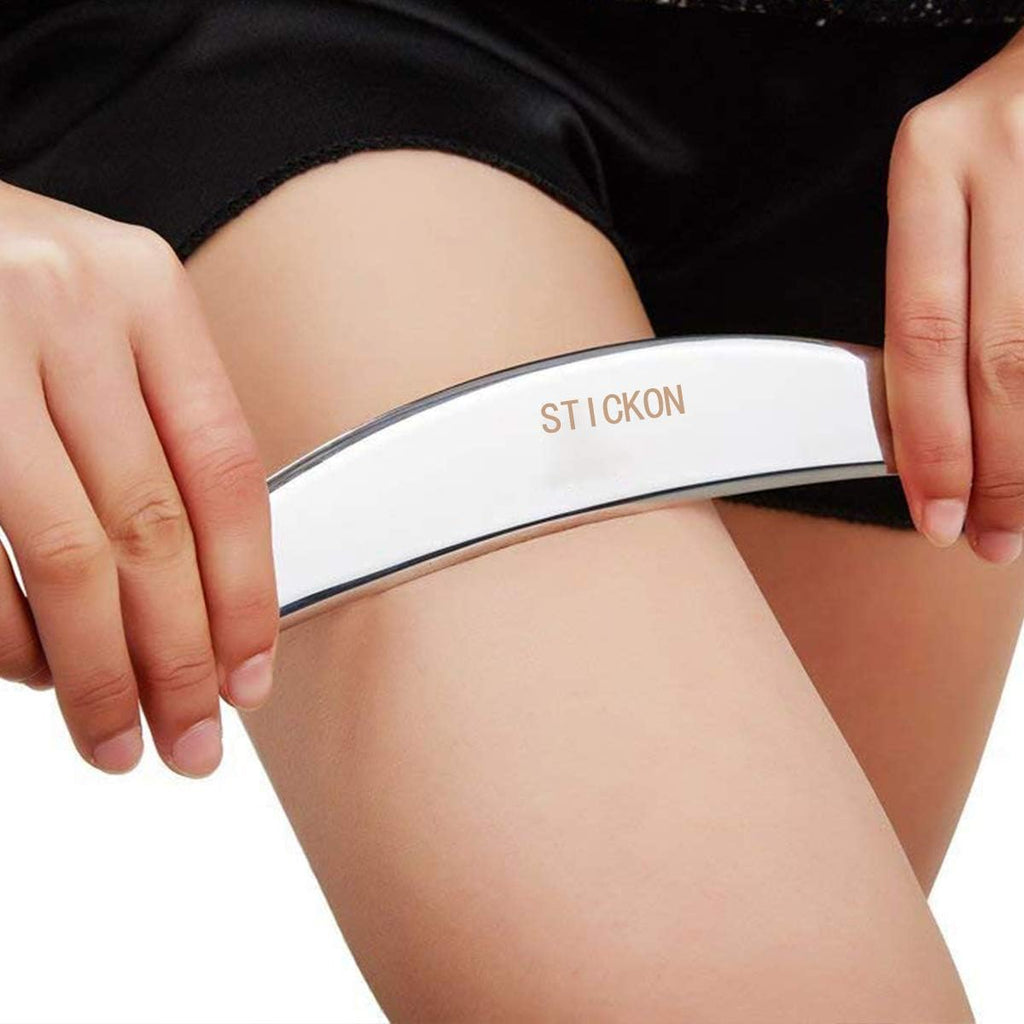 STICKON Stainless Steel Gua Sha Scraping Massage Tool Set IASTM Tools Great Soft Tissue Mobilization Tool (Q Shape)