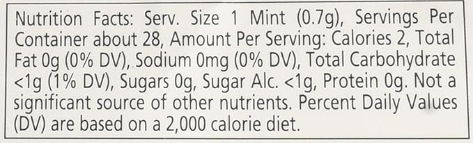 Velamints Fresh Peppermint Sugar Free Mints Tin - Fresh Breath Mint Aspartame-Free Sweetened with Stevia, 20 Gram (Pack of 6 Tins)