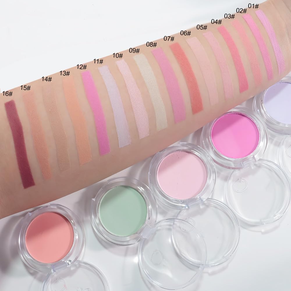 Matte Powder Blush for Cheeks – Long Lasting Natural Face Blusher Makeup, Lightweight Blendable Cheek Color for Women, Vegan & Cruelty-Free – #06 Nude Beige Pink