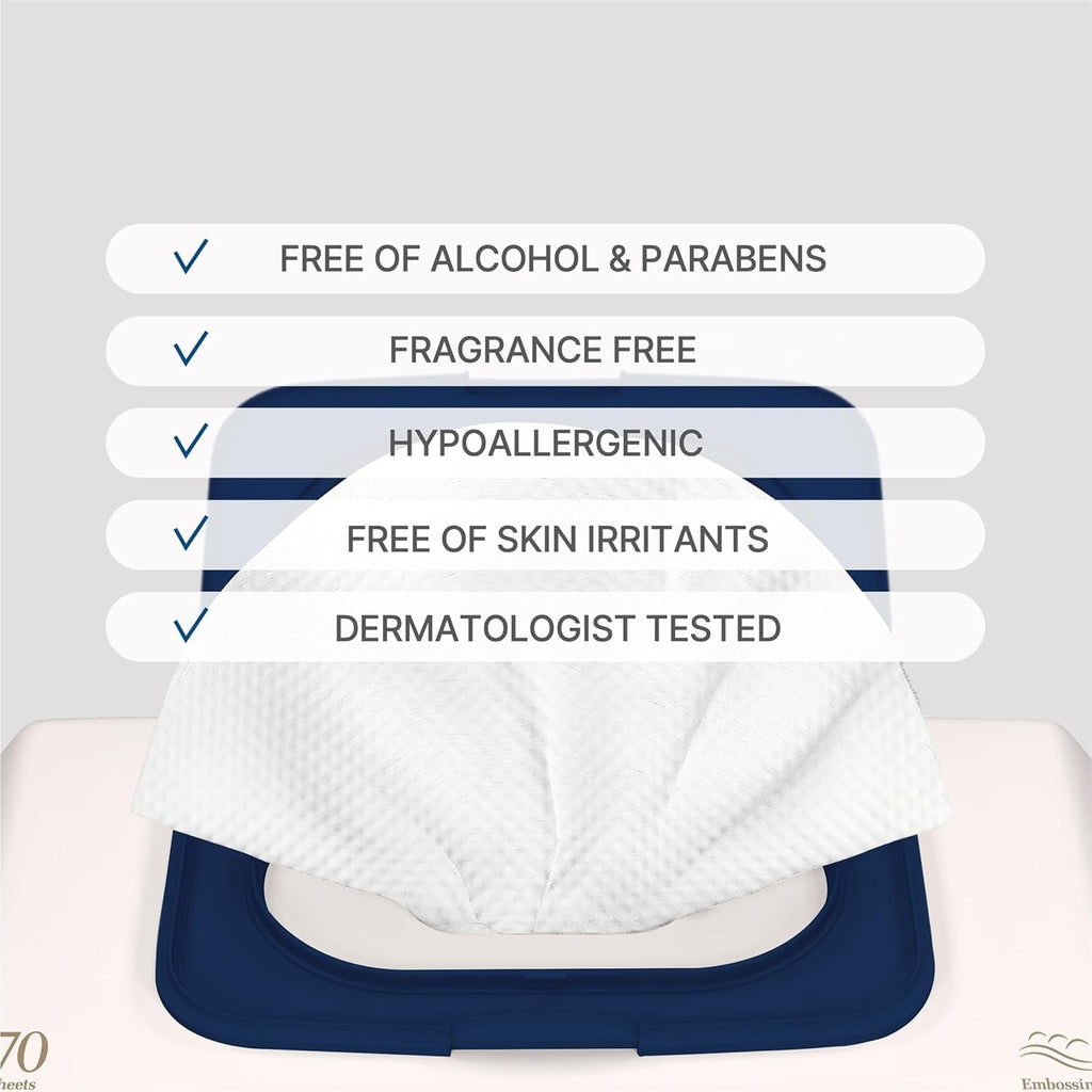 BEBESUP- Korea’s #1 Signature Baby Wipes - Hypoallergenic Water-based Unscented Alcohol-Free Ultra-Thick Super Seed Extracts Organic Plant-Based for sensitive skin Flip-Top (1 Pack)