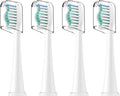 Toothbrush Heads for Philips Sonicare Replacement Brush Heads with Protective Cover Soft Dupont Bristles Electric Toothbrush Replacement Heads for Oral Health, 4 Pack