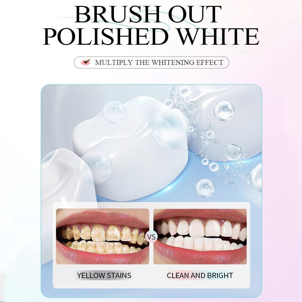 Niacinamide Whitening Toothpaste (Pack of 2) - Cleans Stains and Strengthens Teeth, Reduces Gum Problems, Freshens Breath, Mint Flavored Without Fluoride for Sensitive Teeth