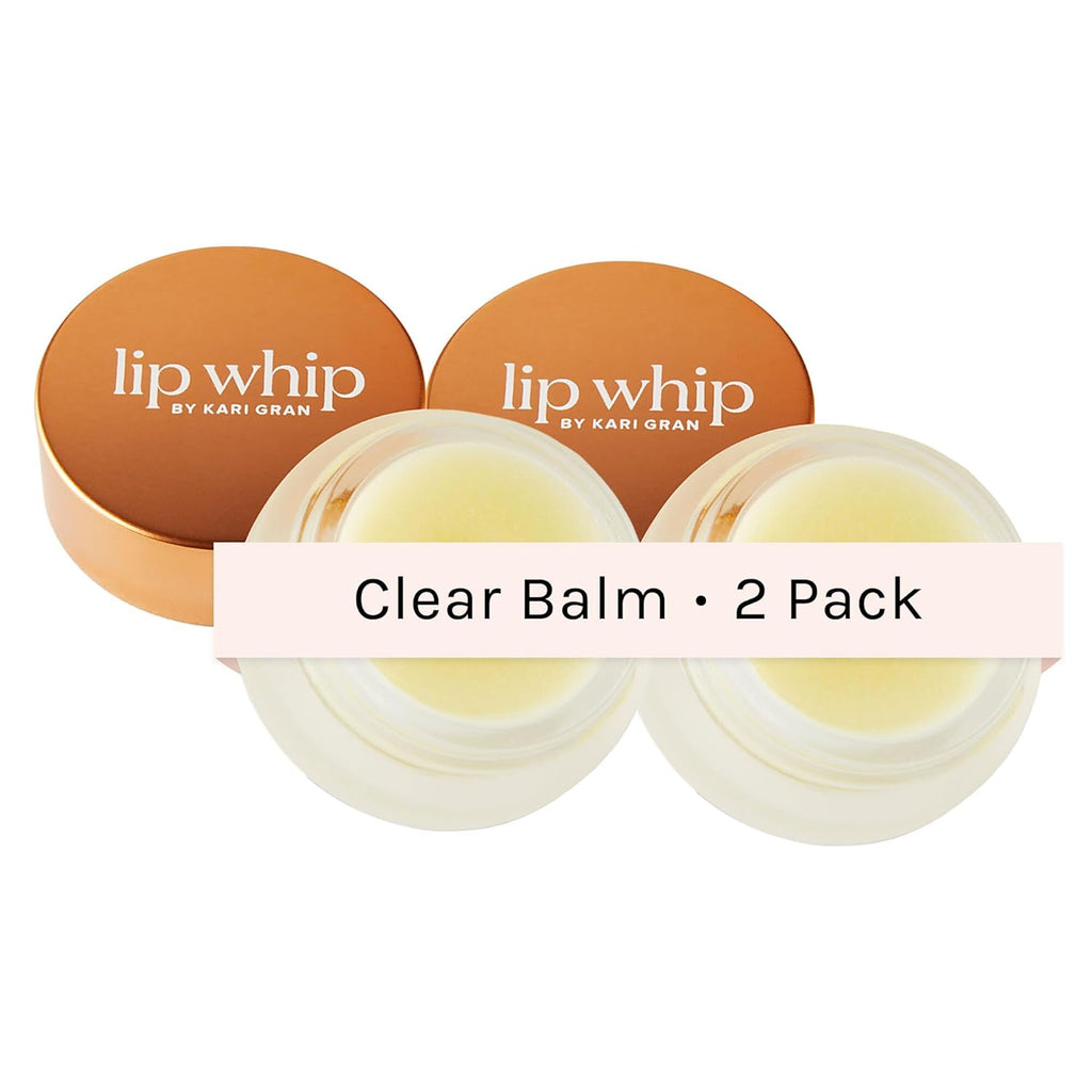 Kari Gran Lip Whip | Moisturizing Lip Balm with Organic Oils | Rich Buttery Texture, Hydrates & Protects | Non-GMO, Organic Ingredients, Made in USA | 2-Pack (Naked Peppermint)