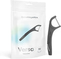 SOMETHING NICE Versa Floss Picks - Minty Fresh Twin Floss for Extra Strength with Mint Flavour - Dental Floss Picks with Tongue Scraper | Flossers with Xylitol for Enhanced Protection 90-Pack
