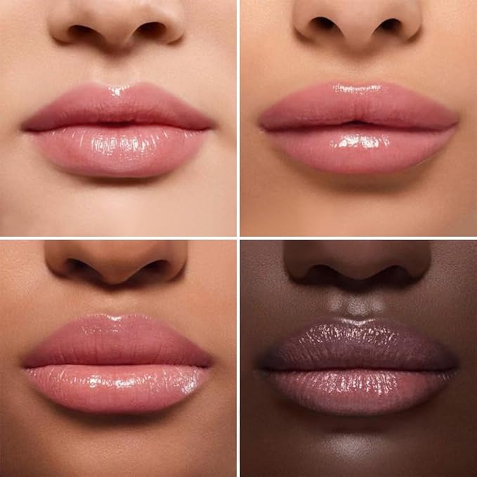 Pink Honey Lipstick Tinted Lip Balm, Sheer Hydrating Lip Stain for All Skin Tones, Natural Lightweight Lips Gloss Makeup for Women, Vegan & Cruelty-Free