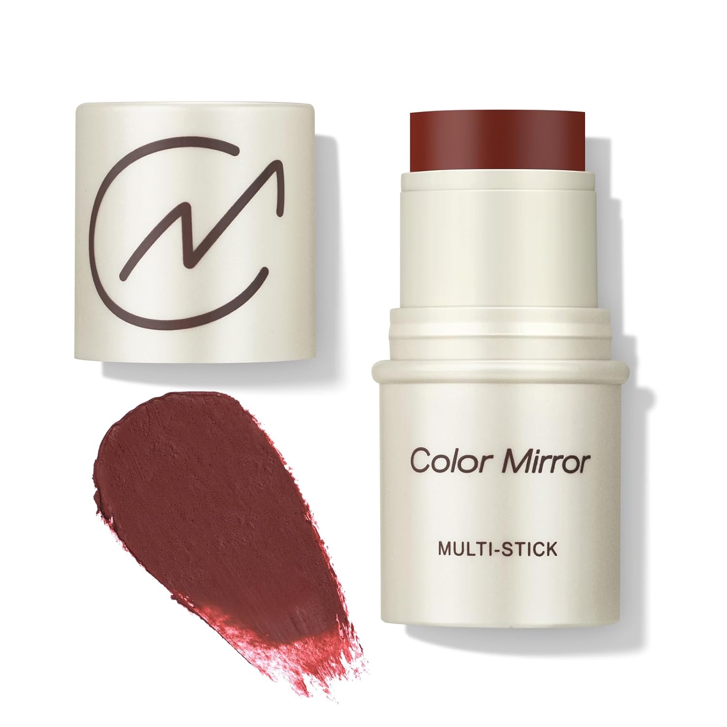 Multi-Use Makeup Stick - Blush, Lipstick, Eyeshadow & Highlighter For All Skin, Buildable Color, Long-Lasting, Lightweight, Natural Soft Finish(29 Cinnabar Matte), 0.158 oz