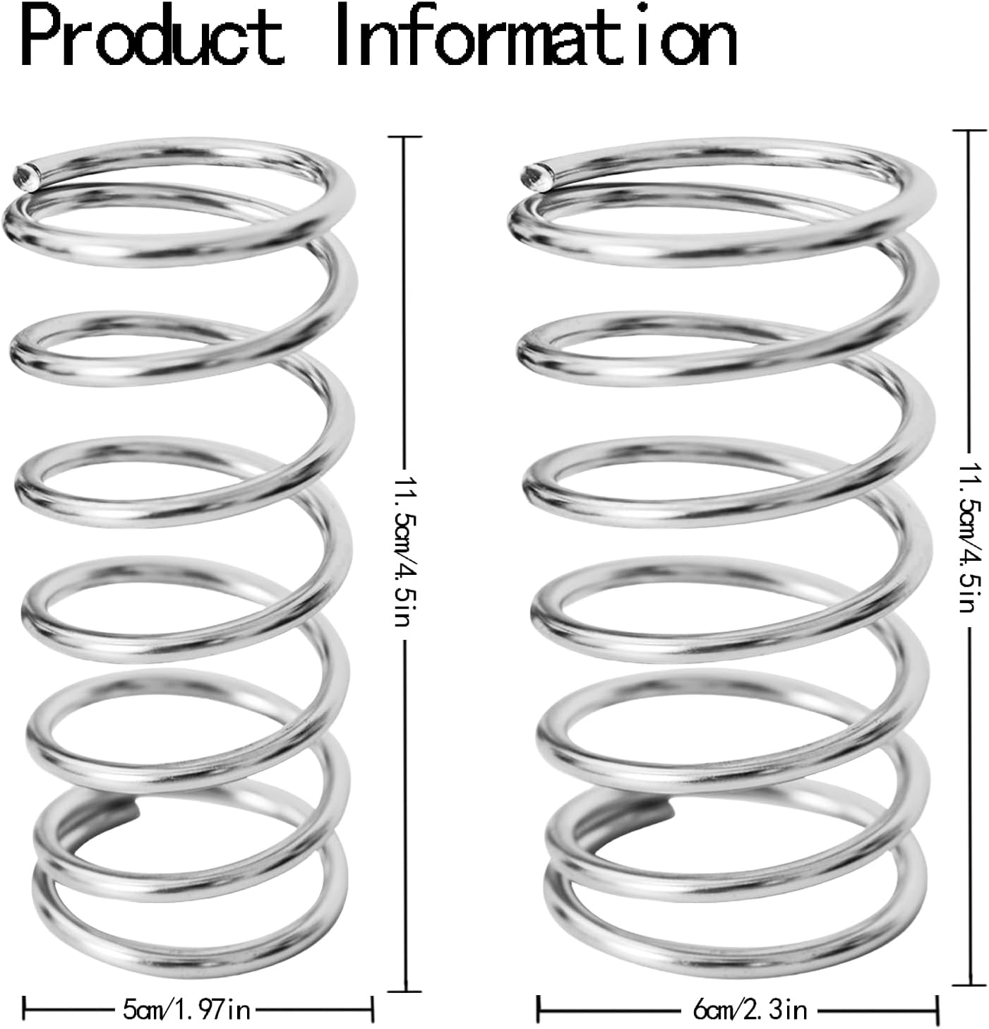 2Pcs Toothbrush Holders Steel Spring Shape Pen Holder Bathroom Tabletop Makeup Brush Organizer Toothbrush Stand