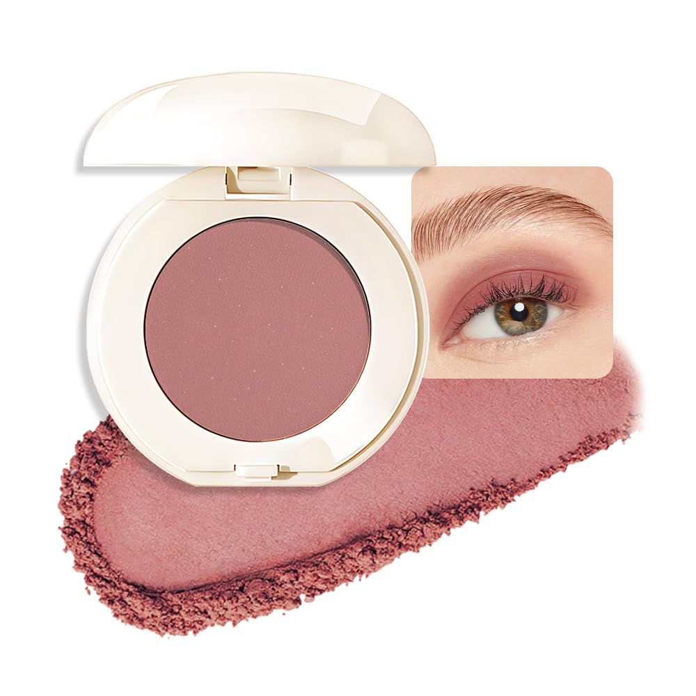 Single Cream Eyeshadow,Orange Brown Matte Eye shadow Pallette,Waterproof&Long Lasting Mini Eyeshadow,Soft Matte Eye Makeup,Vegan & Cruelty-Free Eye shadow for Brown Blue Green Eyes #09