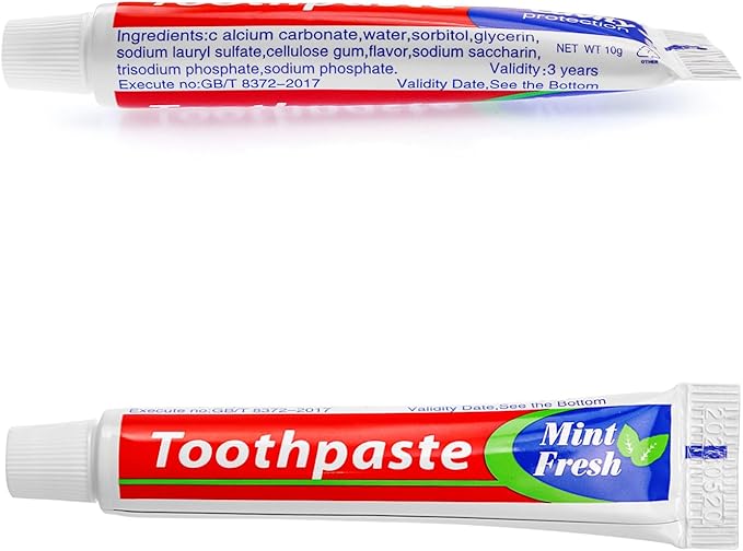 200 Pcs Disposable Toothbrushes with Toothpaste Individually Wrapped, 10g Travel Toothpaste Single Use Manual Toothbrush for Adults Guests Travel Hotel Homeless (5 Colors)