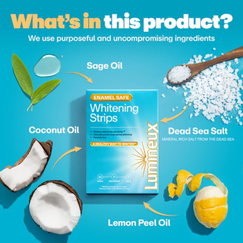 Lumineux Ultimate Whitening Kit Bundle - Contains Toothpaste, Mouthwash, Strips and Whitening Pen - Enamel Safe and Clinically Proven to Whiten Without The Sensitivity - Removes Coffee and Tea Stains