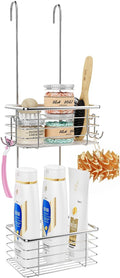 2-Tier shower caddy hanging,shower rack,small hanging bathroom organizer,bathroom door organizer,shower caddy over shower head
