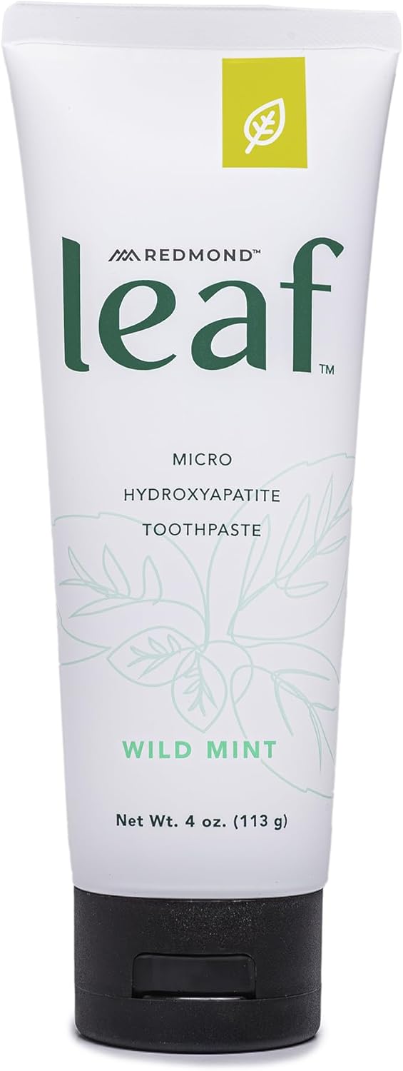 REDMOND Leaf Micro Hydroxyapatite Toothpaste Tube (Wild Mint)
