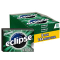 ECLIPSE Spearmint Sugar-Free Chewing Gum, 8 Packs, 18-Count Each Gum Packs