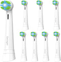 8 Pack Toothbrush Replacement Heads Compatible with Oral B iO, Toothbrush Heads Compatible with Oral B iO 3 4 5 6 7 8 9 10 Series Electric Toothbrushes, White