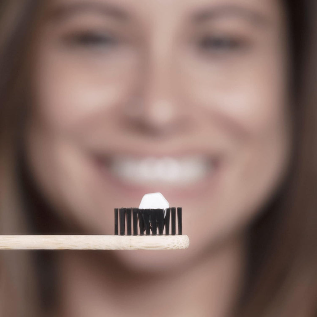 SuperBee Dentos Toothpaste Tablets, 150 Tabs, Fluoride Free & Eco Friendly, Travel Mouthwash Tablets, Sensitive Bites Kids Adults, Chewable Tablet, Spearmint