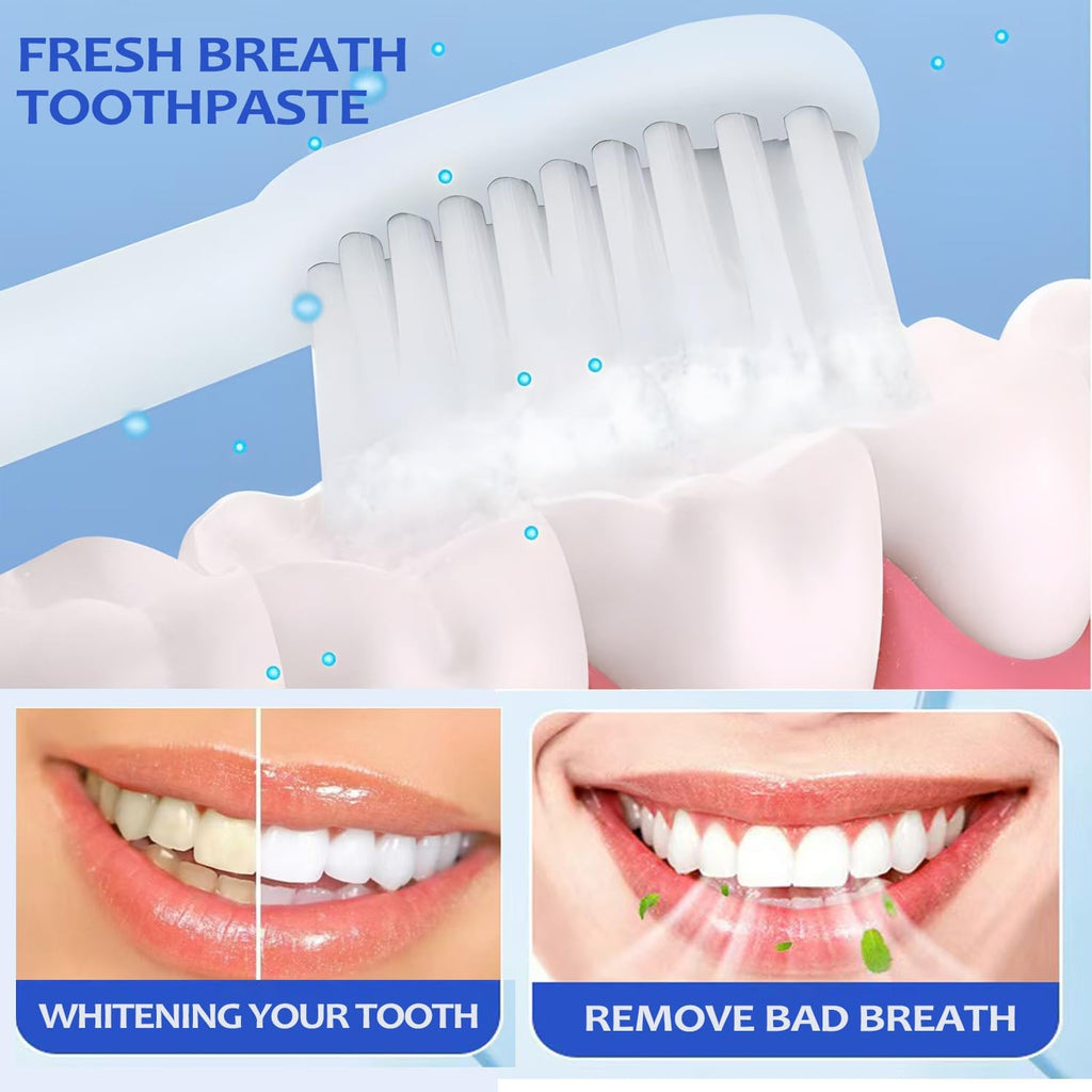 SP-6 Probiotics Whitening Toothpaste, 1 PC 6 Probiotics Enhanced Formula Brightening Toothpastes for Teeth Whitening and Gum Health, Fluoride-Free, Fresh Breath with Mint Flavor (1 PC)