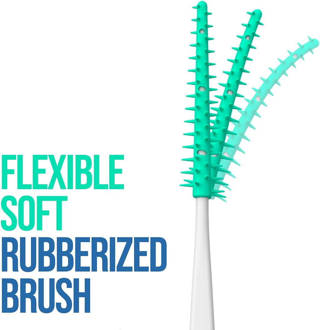 Dr. Emma Original Dental Picks Mint Soft Rubberized Tooth Picks Easy to Use Brush Picks 100Ct/Pack, 1 Pack(100Ct)