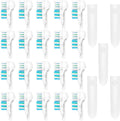 20Pcs Spinbrush Oral Toothbrush Replacements Heads Dual Cross Action Clean Attachments Sensitive Brush Refill Rotating Sets 3D White Fit for Oral B 4732 3733 4734