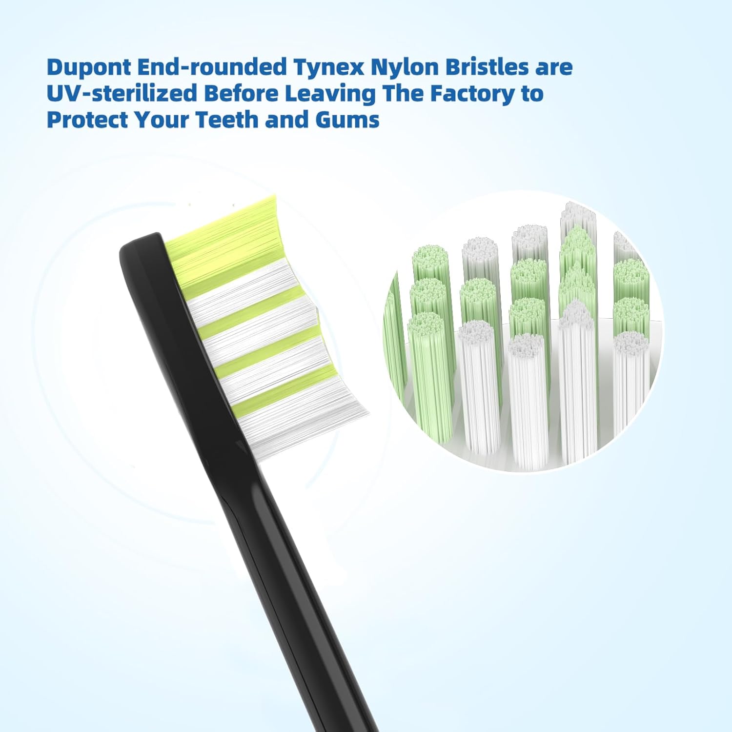 One Series Replacement Toothbrush Heads Pisonicleara Compatible with sonicare Philips One Series BH1022/03 HY1100/02 HY1102 (8-pc) Battery Brush, Mango Snow White