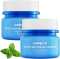 Teeth Whitening Powder 2PCS Tooth Powder Instant Tooth Whitening Mint Flavor Teeth Whitener Toothpaste Powders for Tooth Stain Removal 100g/3.53oz