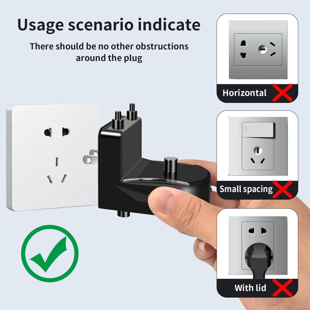 Electric Toothbrush Charger for AquaSonic Electric Toothbrush, Wireless Wall Charger for AquaSonic Black Series/AquaSonic Vibe Series Toothbrush, Save Space/Waterproof/Portable (White)