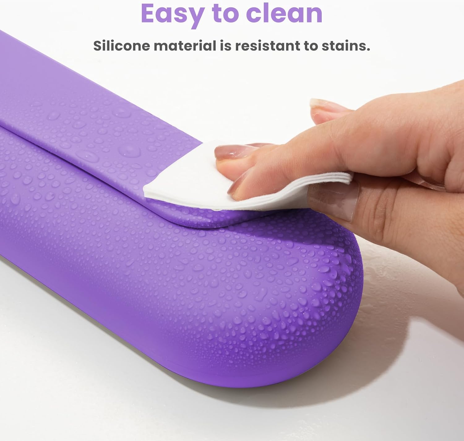 Silicone Electric Toothbrush Travel Cover, Toothbrush Travel Containers Bag Case for Men and Women,Keeps Toothbrush Fresh and Clean, Fits Most Manual and Electric Toothbrushes - Purple