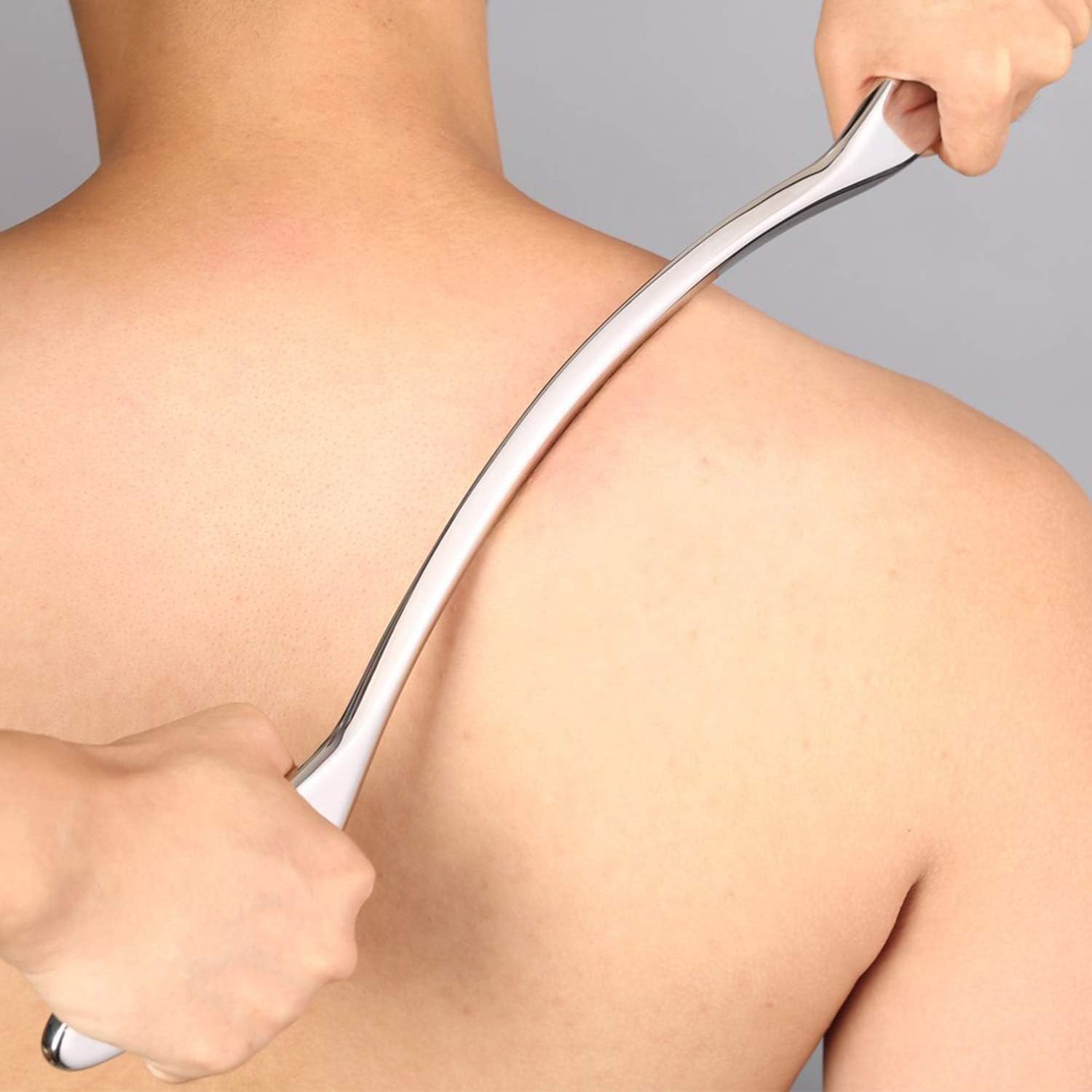 STICKON Stainless Steel Gua Sha Scraping Massage Tool Set IASTM Tools Great Soft Tissue Mobilization Tool (J Shape)