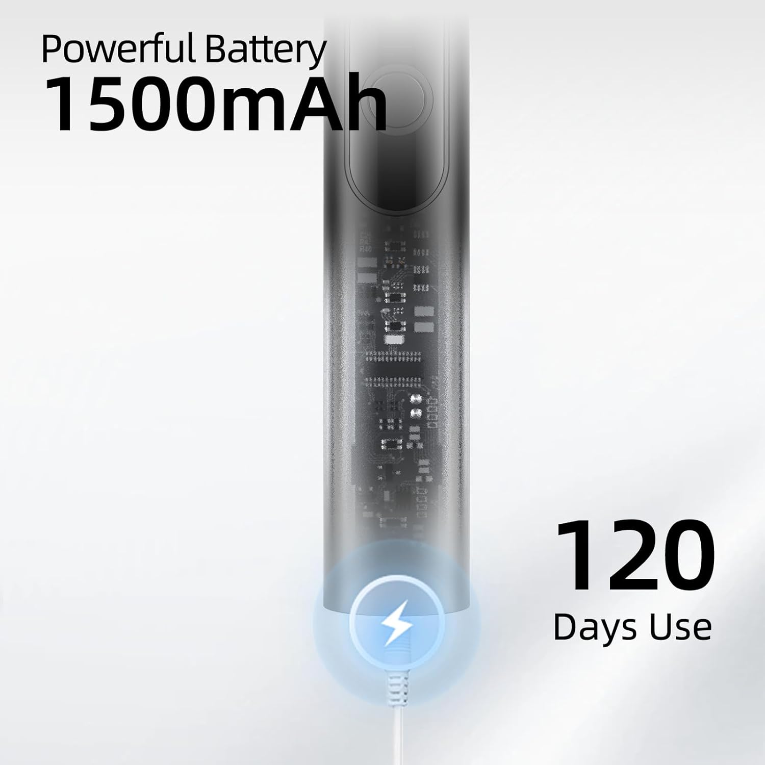 Adult Sonic Electric Toothbrush with 10 Brush Heads, Travel case, and Wall Bracket, Suitable for Both Adults and Children, IPX8 Waterproof, USB Charging, 42000VPM, Black