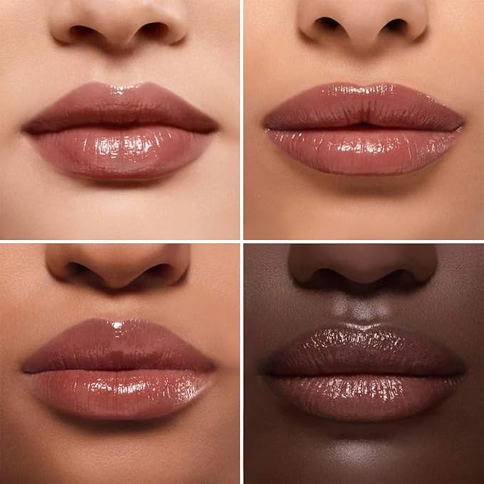 Honey Lipstick Tinted Lip Balm, Sheer Hydrating Lip Stain for All Skin Tones, Natural Lightweight Lips Gloss Makeup for Women, Vegan & Cruelty-Free