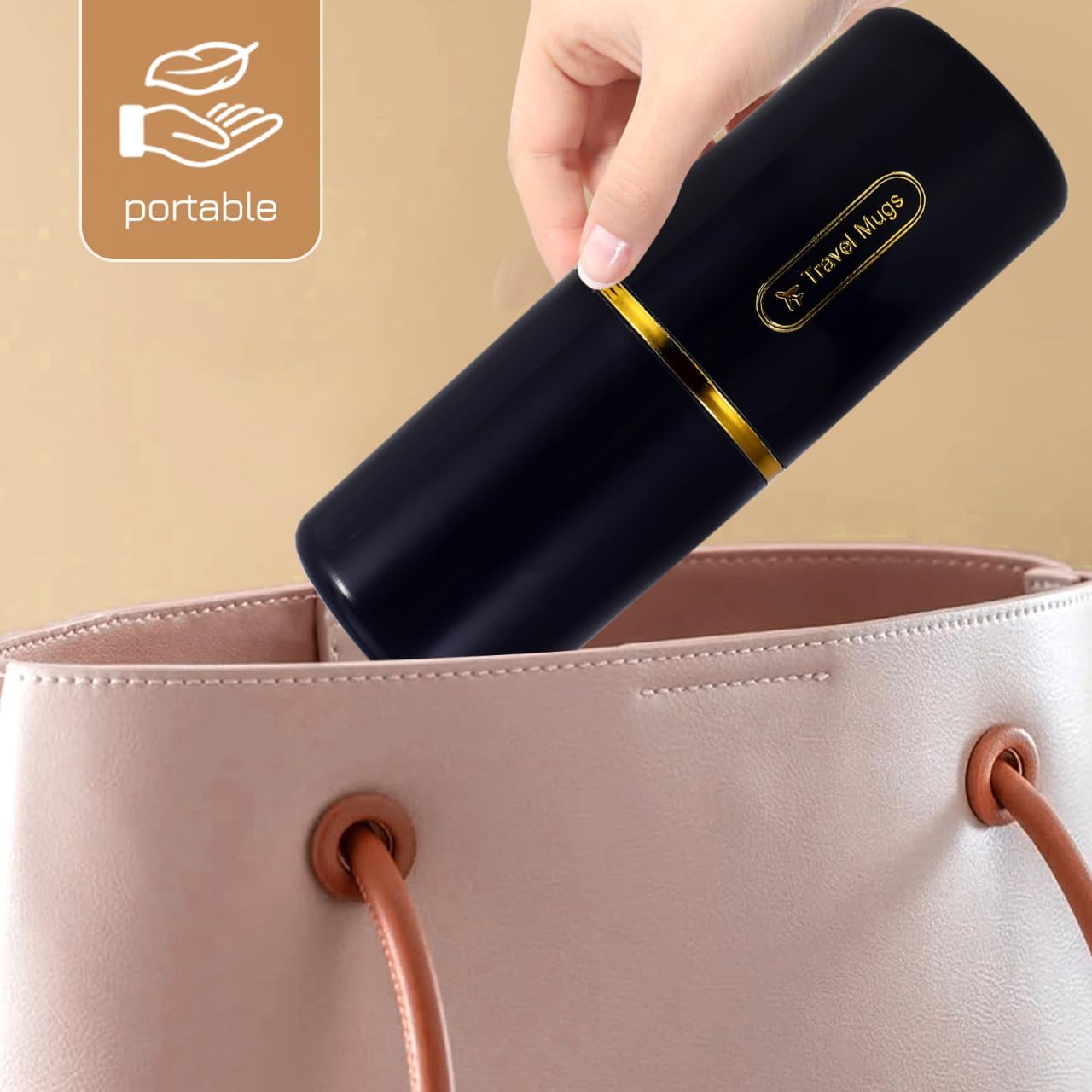 Travel Toothbrush Box - 2Pcs Portable Toothbrush Holder with 2 Slots for Toothbrushes and Cups Ideal for Travel Camping and Home Use