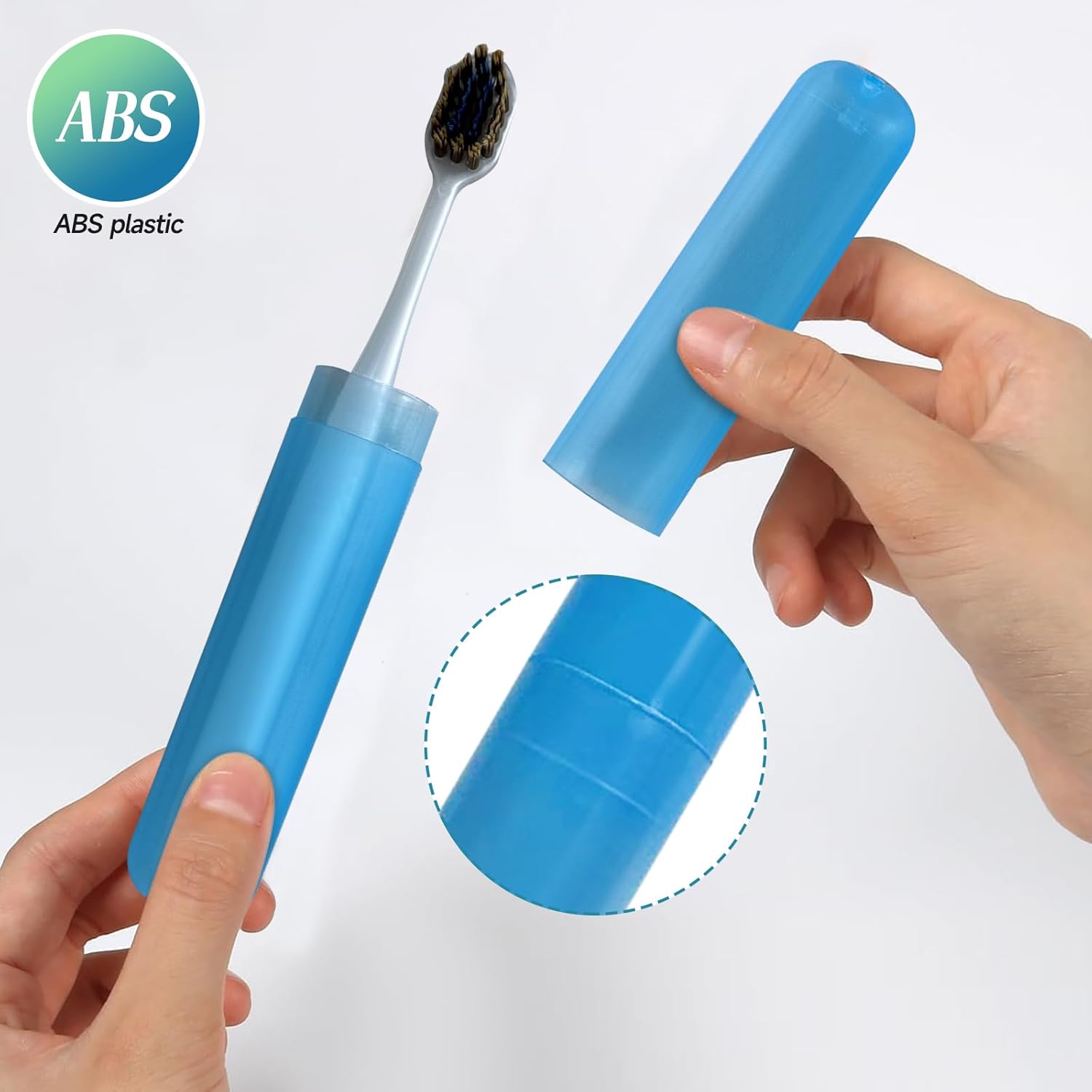 28 Pcs Travel Toothbrush Covers - 7 Color Portable Toothbrush Case, Tooth Brush Cover Cap in Bulk for Daily Use, Kids School & Trip, Camping, Vacation Essentials (Bulk Pack of 28)