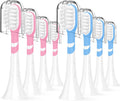 Kids Replacement Heads Compatible wit Kid Toothbrush hx6320, hx6321, hx6032/94, hx6331, hx6340, 8 Pack Soft Replacement Brush Heads for Kids 6 Years Old