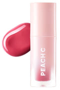 Peach C Jelly Beam Tint - Long Lasting Korean Lip Tint Stain Plumping Jelly Lip Gloss - Lightweight, Moisturizing & Buildable Lip Makeup Jelly Tint Blush with Vitamin E (Sweet Boom, 0.07 oz)