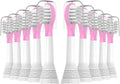 Kids Replacement Toothbrush Heads 10 Pack for Philips Sonicare Electric Toothbrush Soft Brush Head for Child 3-7 for Boy Girl,Pink