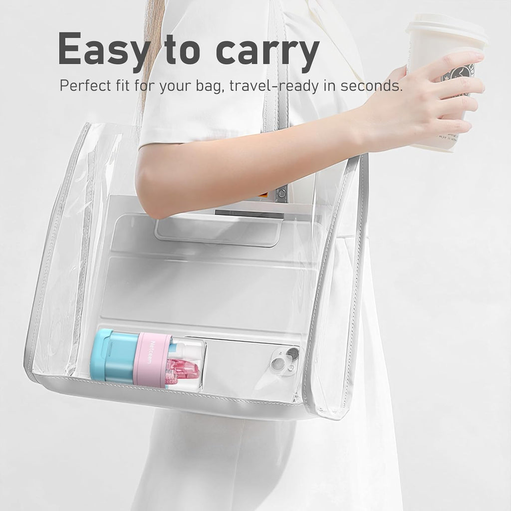 Toothbrush Travel Case Kit,Portable Folding Tooth Brush Holder and Toothpaste Cover Container with Mouthwash Cup, Oral Clean Tools Organizer for Traveling, Bathroom, Camping, Business Trip(1Pack）